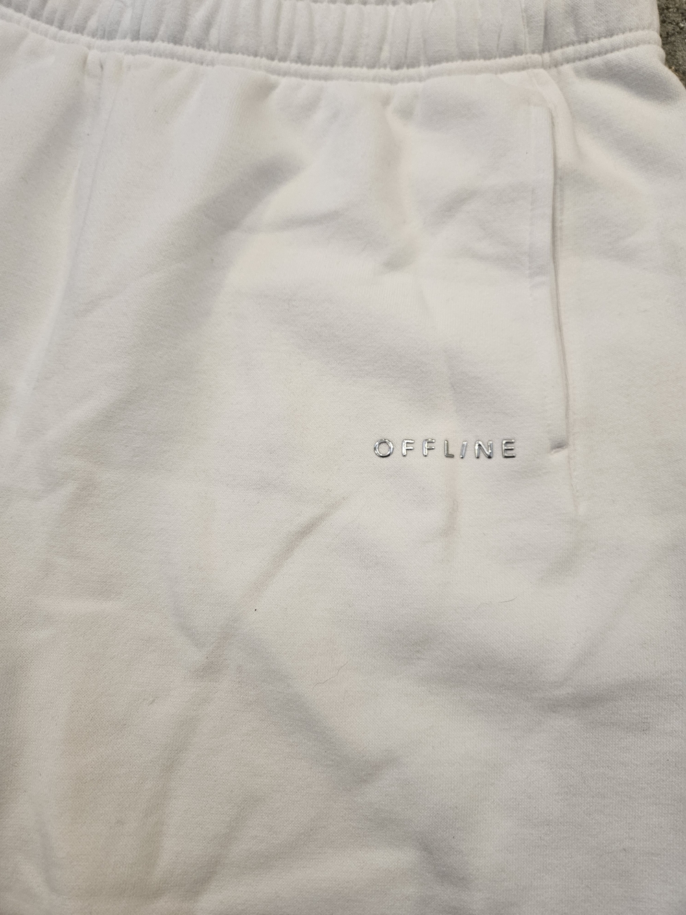 aerie White Jogger Sweatpants - Picture 2 of 6